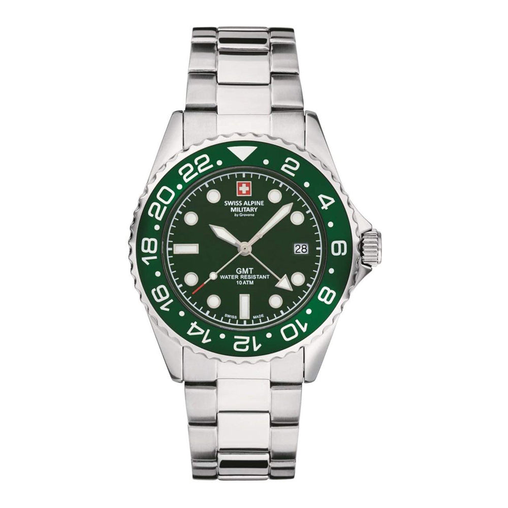 Swiss Alpine Military GMT 7052.1134SAM Herrenuhr-0