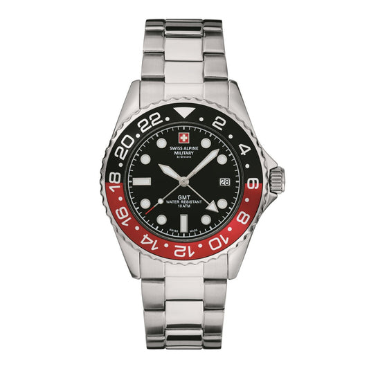 Swiss Alpine Military GMT 7052.1136SAM Herrenuhr-0