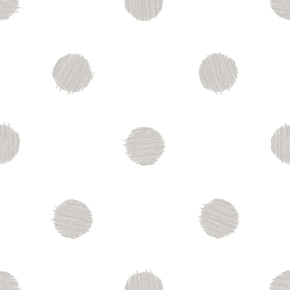 Tapete Urban Friends & Coffee Dots Weiß und Grau