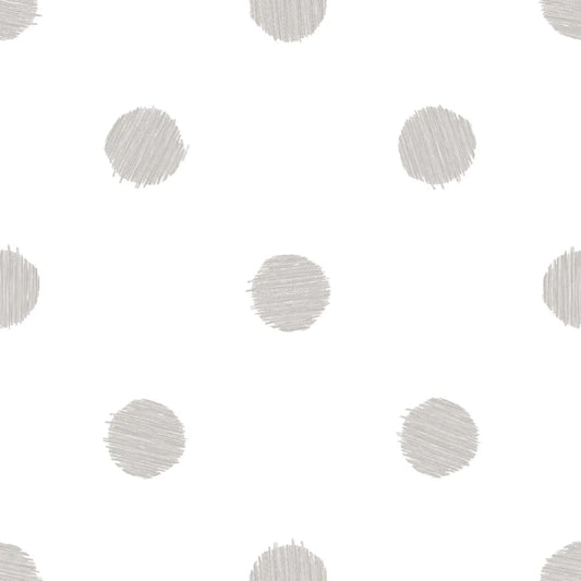 Tapete Urban Friends & Coffee Dots Weiß und Grau
