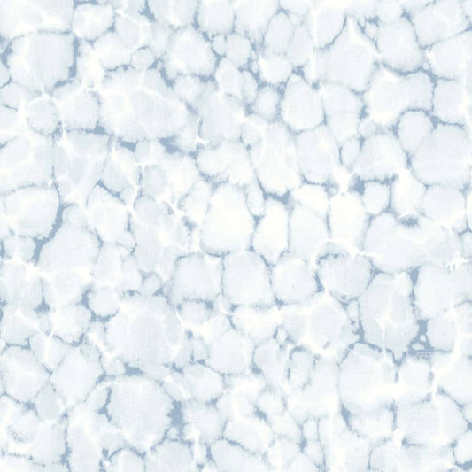 Tapete Evergreen Watercolours Weiß und Blau