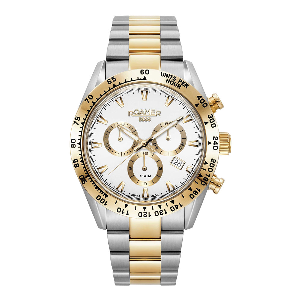 Roamer Monza 100 850837471520 Herrenuhr Chronograph-0