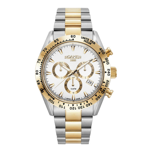 Roamer Monza 100 850837471520 Herrenuhr Chronograph-0