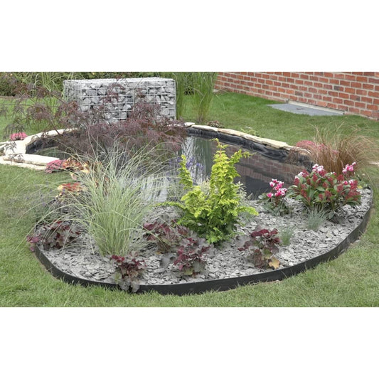 Garten Rasenkante 19cmx15m 7mm Schwarz