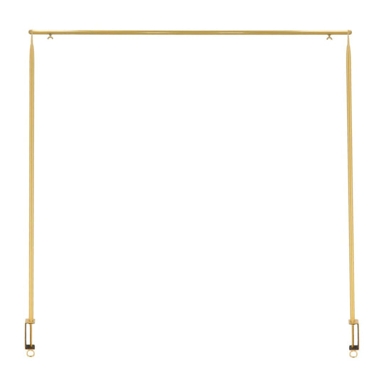 Tisch-Dekostange mit Klemme Golden