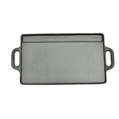 Grillplatte Wendeplatte Gusseisen 50x23 cm