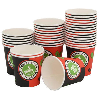 1000 Stk. Einweg-Kaffeebecher Pappe 120 ml (4 oz)