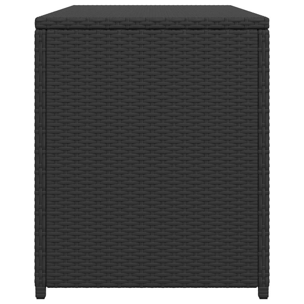 Garten-Auflagenbox Schwarz 120x50x60 cm Poly Rattan