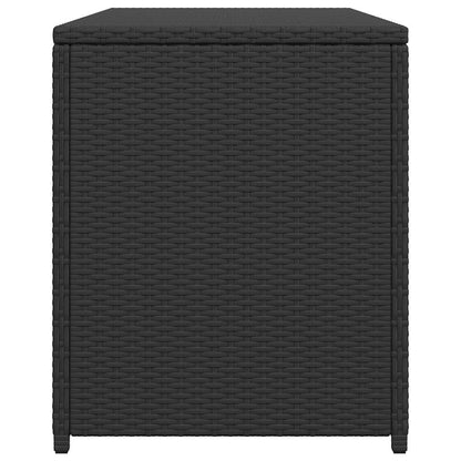 Garten-Auflagenbox Schwarz 120x50x60 cm Poly Rattan