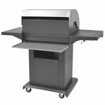 Gas Grill Silber Edelstahl