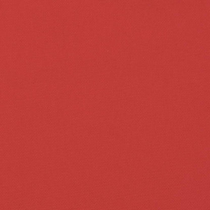 Gartenstuhlauflagen für Hochlehner 4 Stk. Rot 120x50x3 cm Stoff