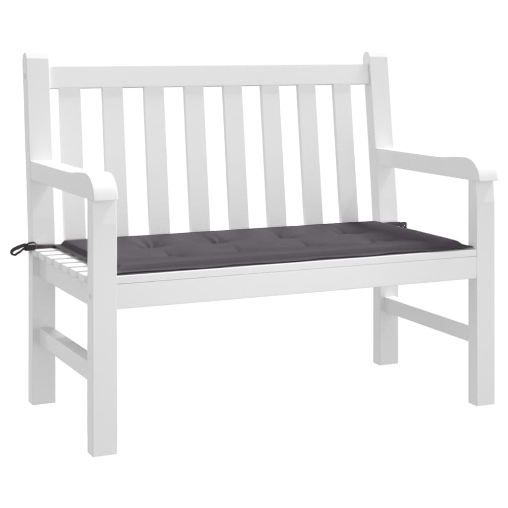 Havebænkepude antracit 120x50x3 cm Oxford stof