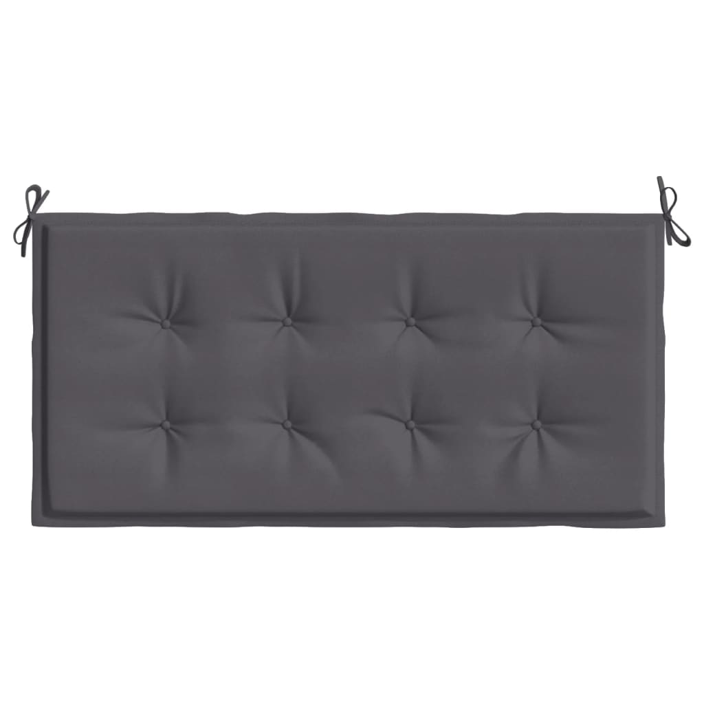 Havebænkepude antracit 120x50x3 cm Oxford stof