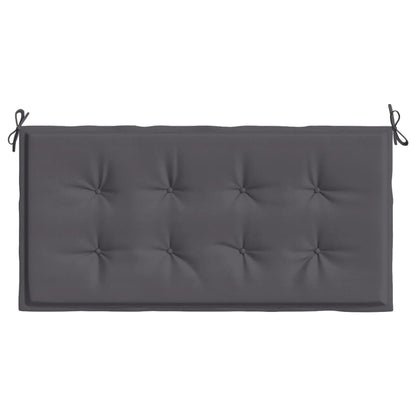 Havebænkepude antracit 120x50x3 cm Oxford stof