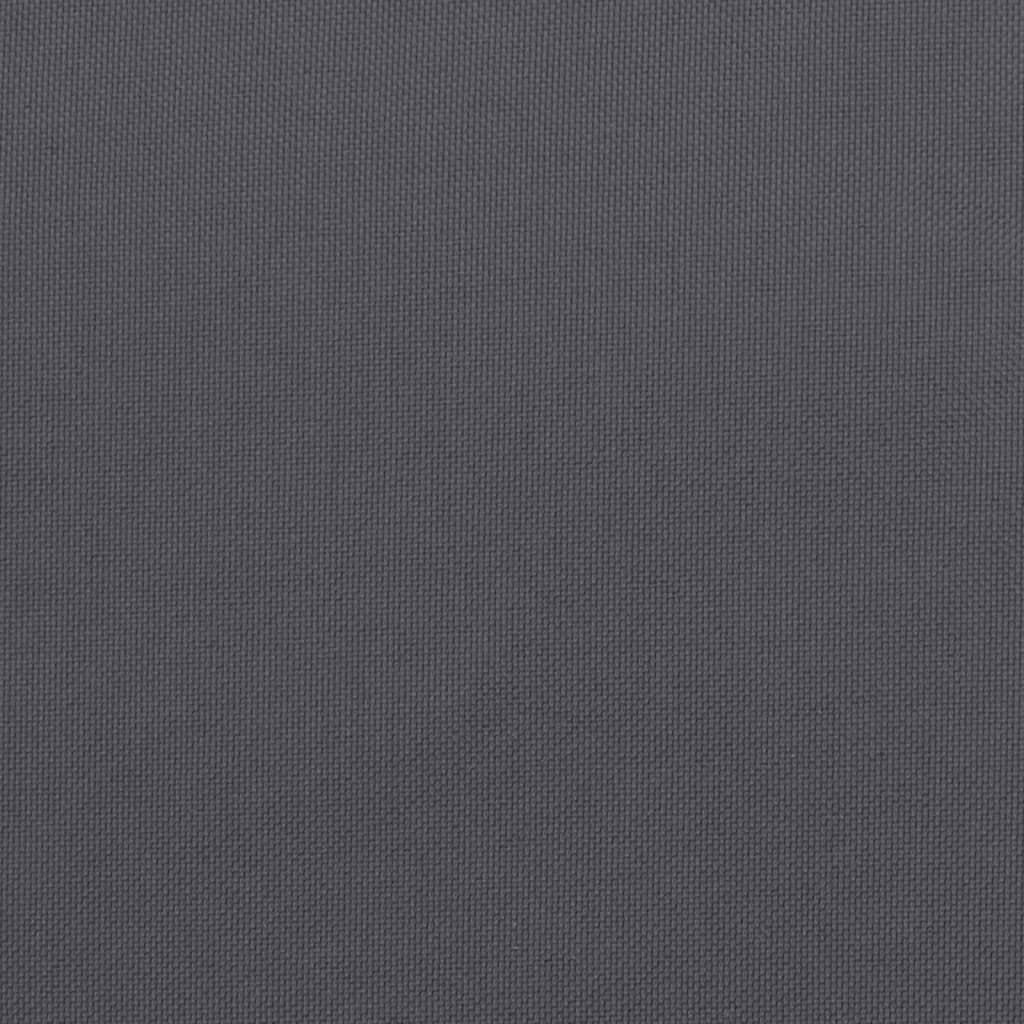 Havebænkepude antracit 120x50x3 cm Oxford stof