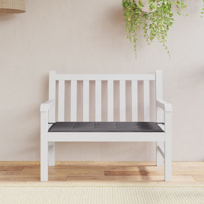 Havebænkepude antracit 120x50x3 cm Oxford stof