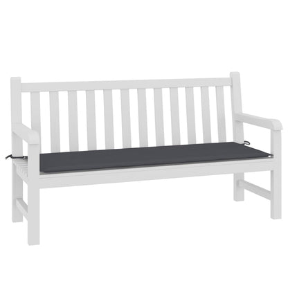Havebænkepude antracit 150x50x3 cm Oxford stof