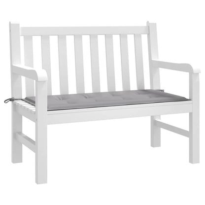 Gartenbank-Auflage Grau 100x50x4 cm Oxford-Gewebe