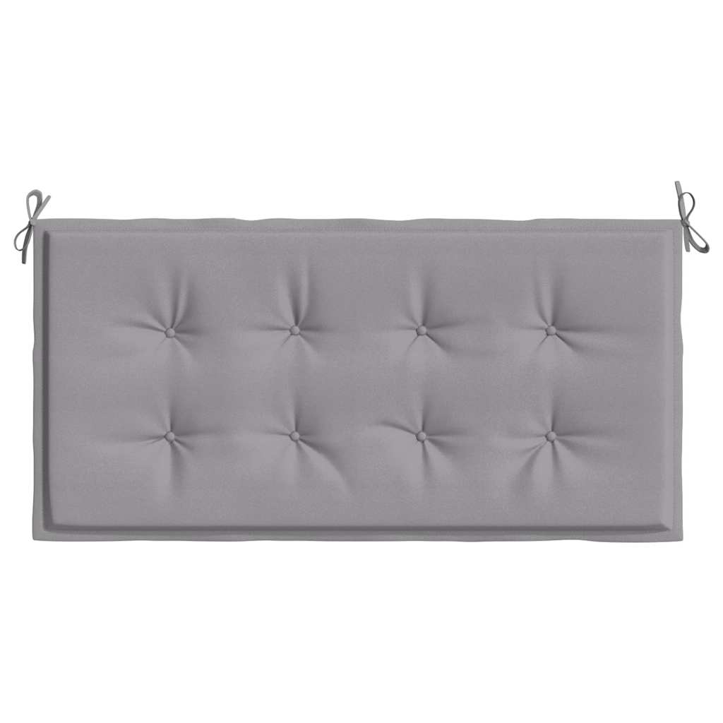 Gartenbank-Auflage Grau 100x50x4 cm Oxford-Gewebe