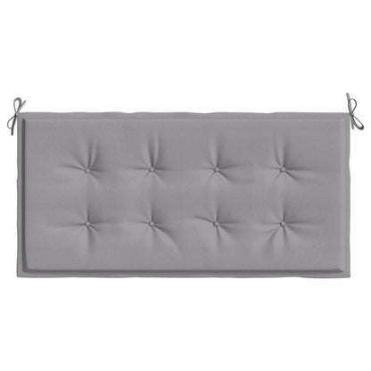 Gartenbank-Auflage Grau 100x50x4 cm Oxford-Gewebe