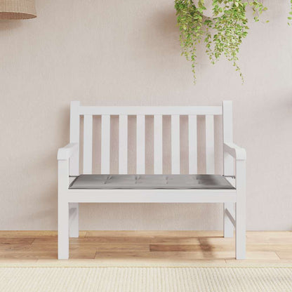Gartenbank-Auflage Grau 100x50x4 cm Oxford-Gewebe