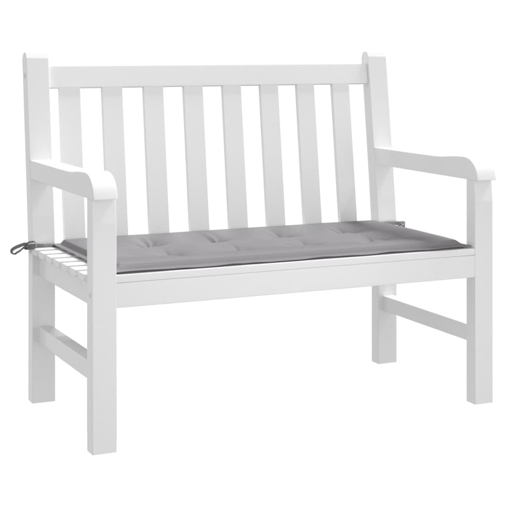 Gartenbank-Auflage Grau 120x50x4 cm Oxford-Gewebe