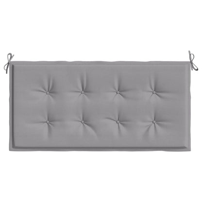 Gartenbank-Auflage Grau 120x50x4 cm Oxford-Gewebe
