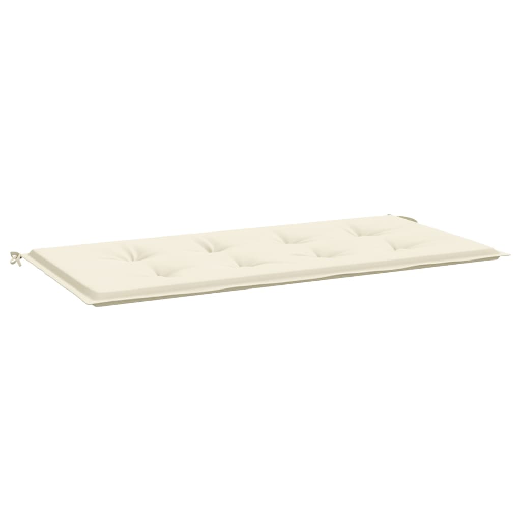 Gartenbank-Auflage Creme 100x50x4 cm Oxford-Gewebe