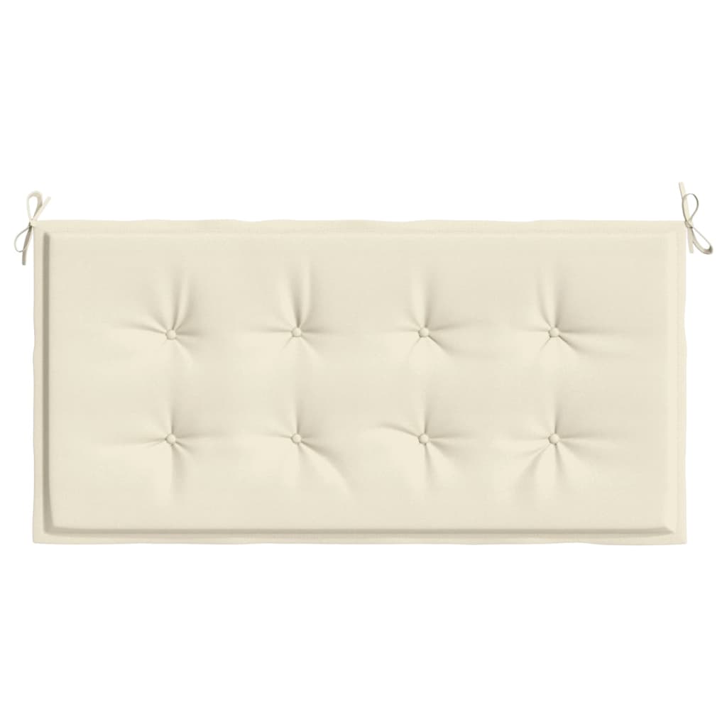 Gartenbank-Auflage Creme 100x50x4 cm Oxford-Gewebe