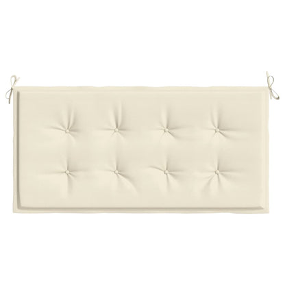 Gartenbank-Auflage Creme 100x50x4 cm Oxford-Gewebe