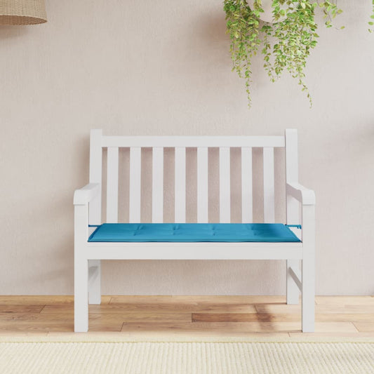 Havebænkpude Blå 120x50x3 cm Oxford stof
