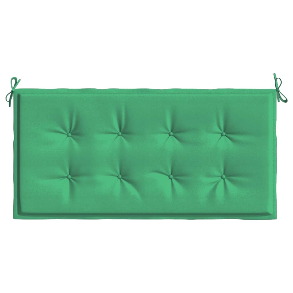 Havebænkpude Grøn 120x50x3 cm Oxford stof