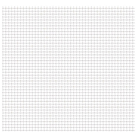 Wellengitter Edelstahl 50×50 cm 11×11×2 mm