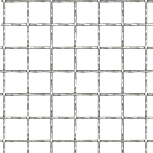 Wellengitter Edelstahl 50×50 cm 11×11×2 mm
