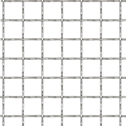 Wellengitter Edelstahl 100x85 cm 21x21x2,5 mm