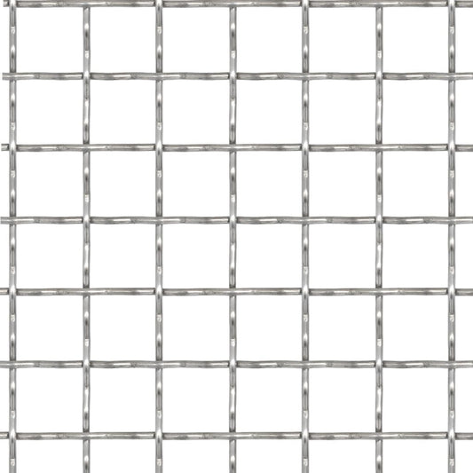 Wellengitter Edelstahl 100x85 cm 21x21x2,5 mm