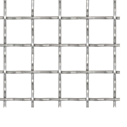 Wellengitter Edelstahl 100x85 cm 21x21x2,5 mm