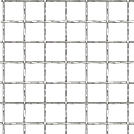 Wellengitter Edelstahl 100x85 cm 31x31x3 mm