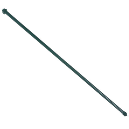 Pflanzstäbe 10 Stk. 1 m Metall Grün