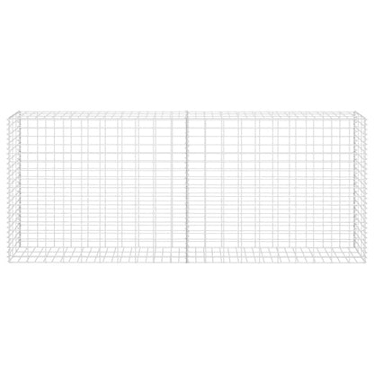 Gabione Verzinkter Stahl 85x30x200 cm