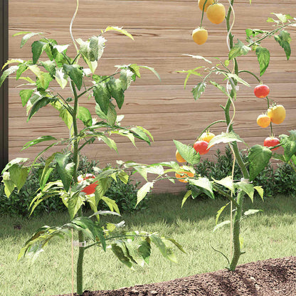 Tomaten-Spiralstäbe 50 Stk. 110 cm Verzinkter Stahl