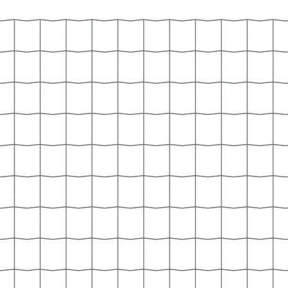 Eurozaun Stahl 10 x 0,8 m Grau