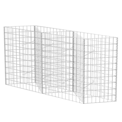 Gabionenkorb Pflanzkasten Gemüse-Hochbeet Stahl 120×30×100 cm