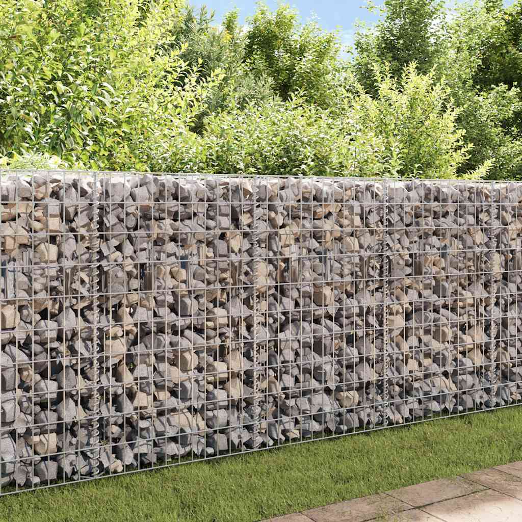 Gabionenkorb Pflanzkasten Gemüse-Hochbeet Stahl 120×30×100 cm