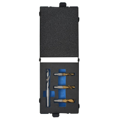 4-tlg. Schweißpunktbohrer-Set HSS