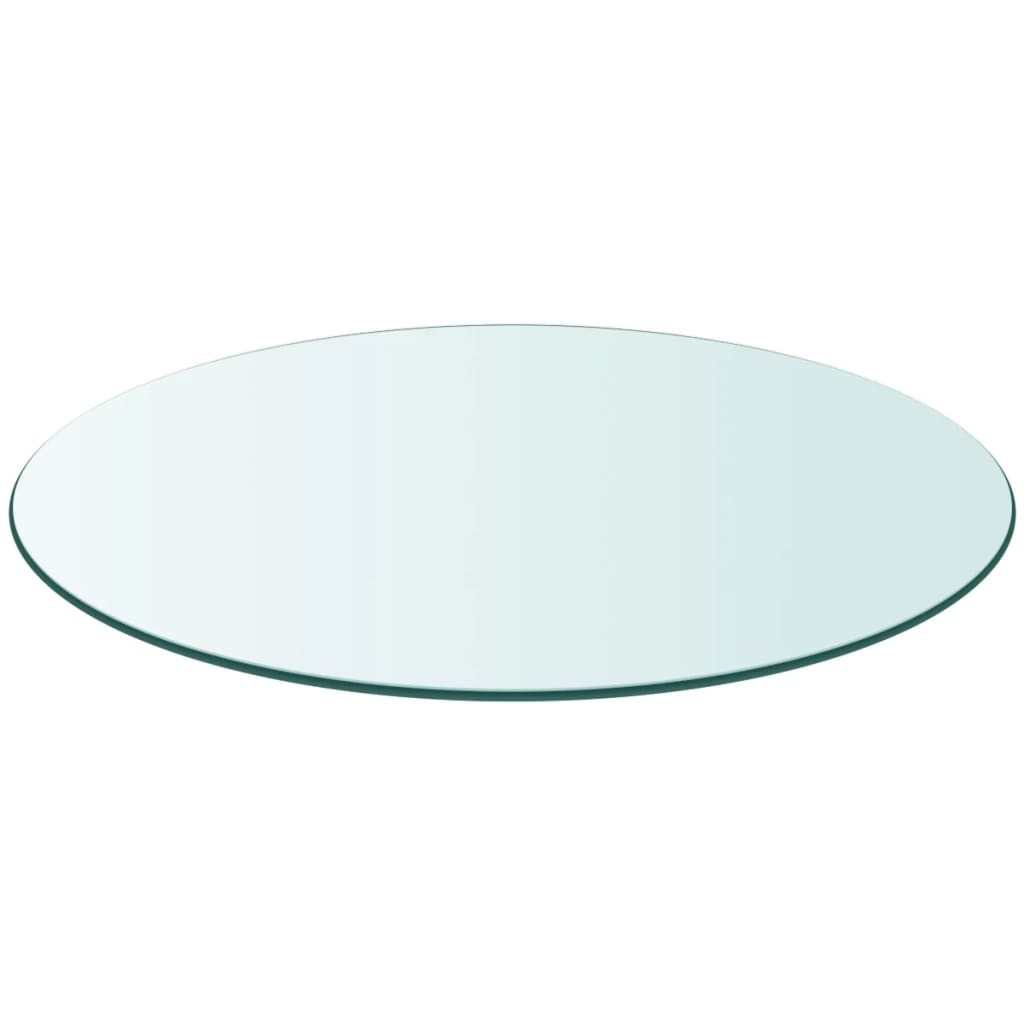 Tischplatte aus gehärtetem Glas rund 400 mm