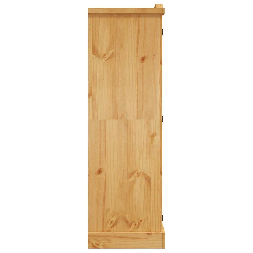 Kleiderschrank Mexiko-Stil Kiefernholz 3 Türen