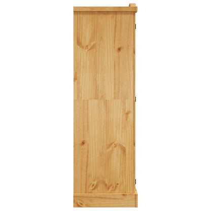 Kleiderschrank Mexiko-Stil Kiefernholz 3 Türen
