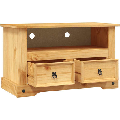 TV-Schrank Mexiko-Stil Kiefernholz 91x43x56 cm