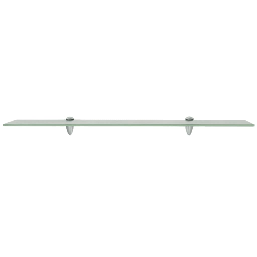 Schwebendes Regal Glas 80x20 cm 8 mm